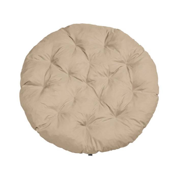 50 Inch Papasan Cushion, Antique Beige - Image 4